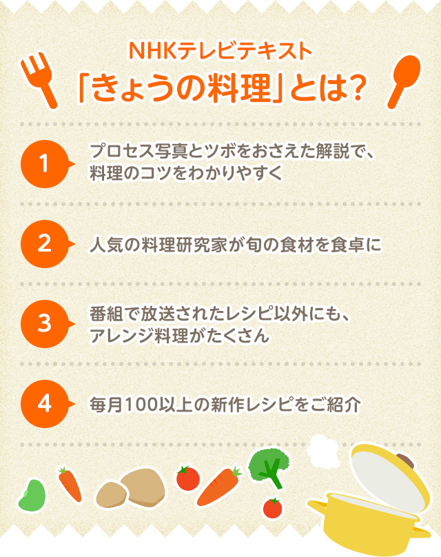 NHKテレビテキスト「きょうの料理」とは？
